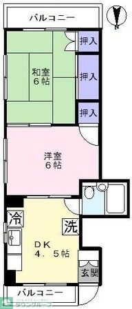 桃林ハイツの物件間取画像